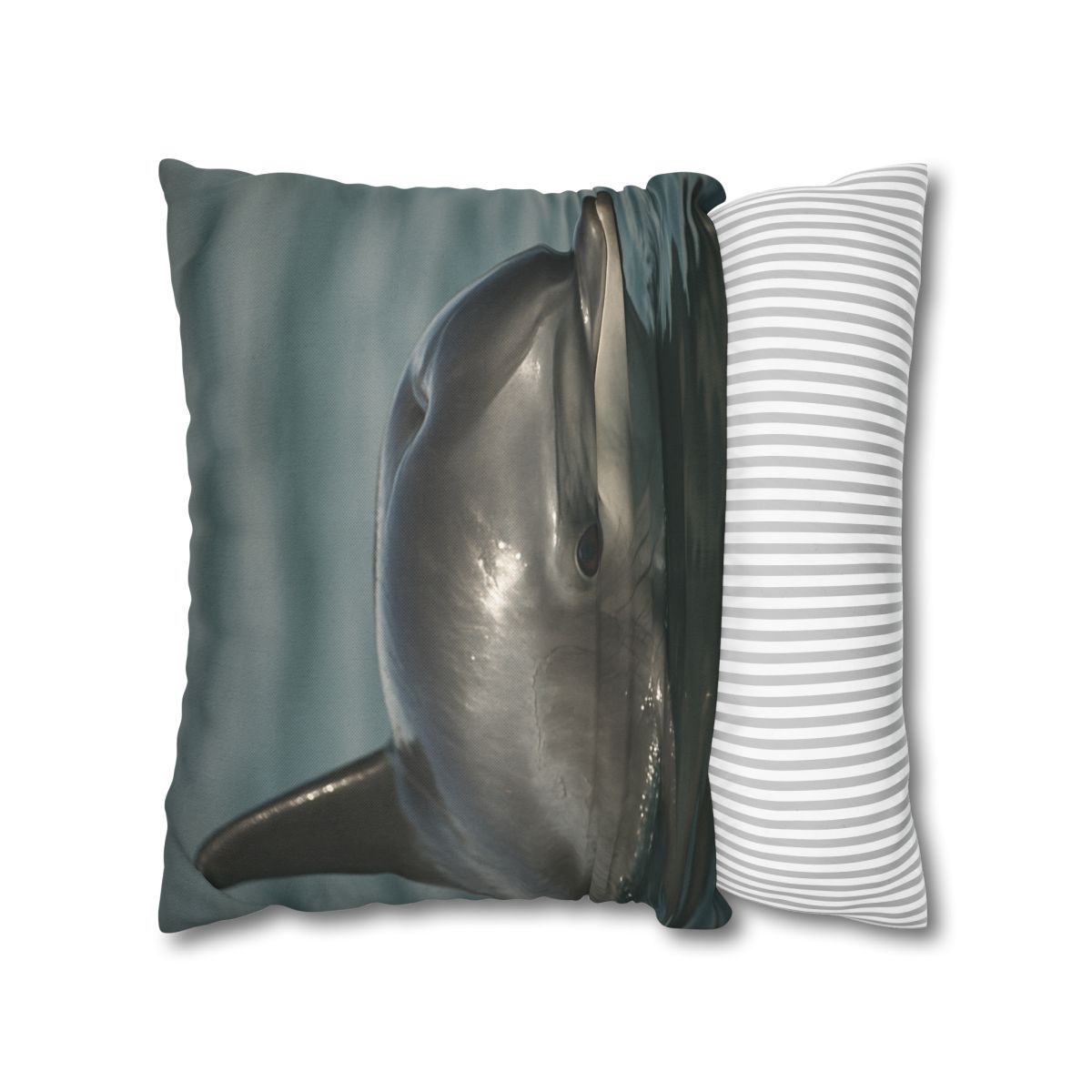 Mirror Calm Bottlenose Dolphin soft cotton pillow cases