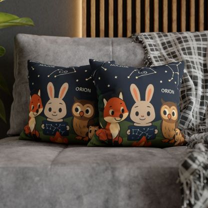 Constellation Campfire Critters comfortable bedding pillow covers