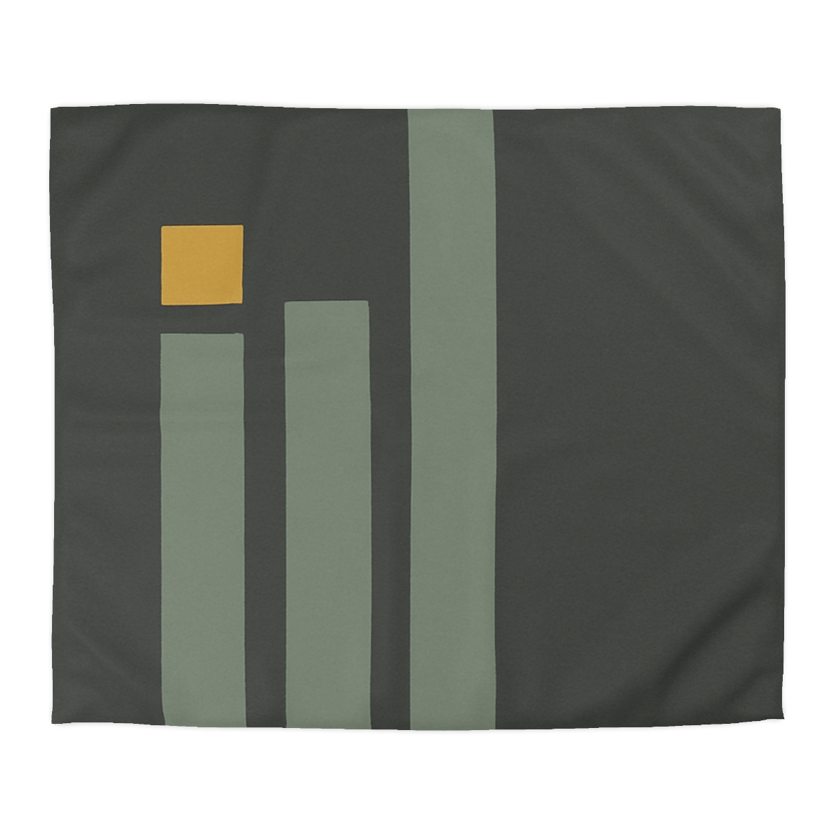 Offset Trio Of Vertical Bars soft comforter duvets