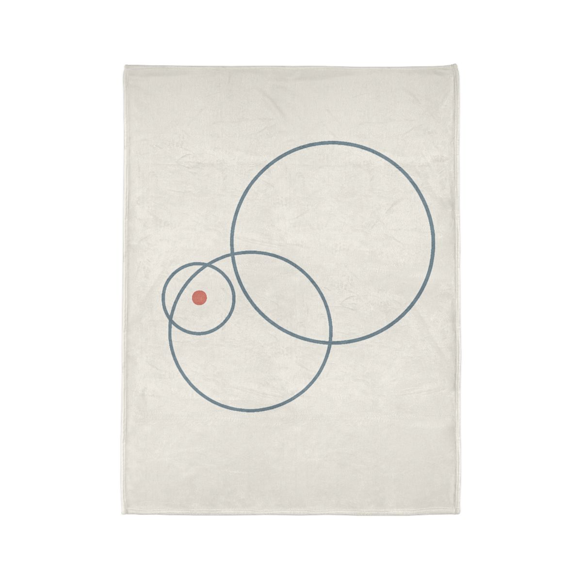 Quiet Orbit Of Three Rings stylish throw blankets