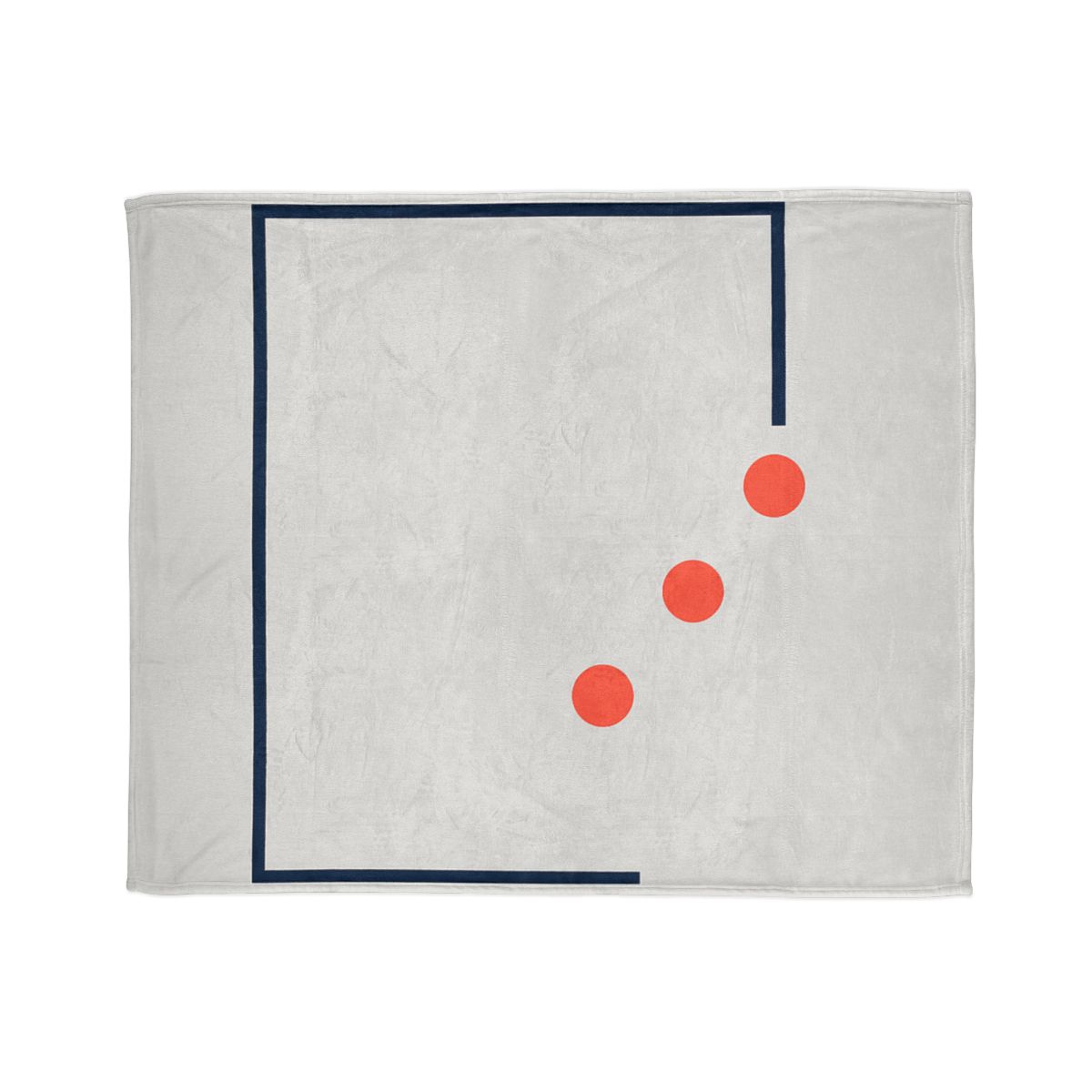 Diagonal Constellation Frame designer printed blankets