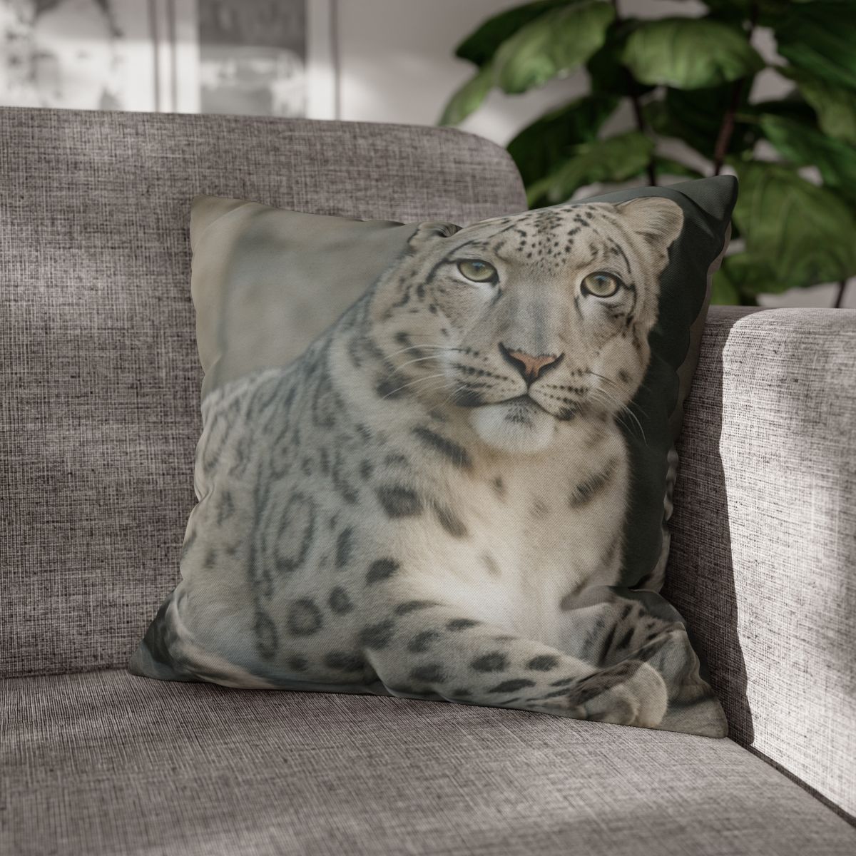 Hidden Realm Snow Leopard unique gift pillow cases