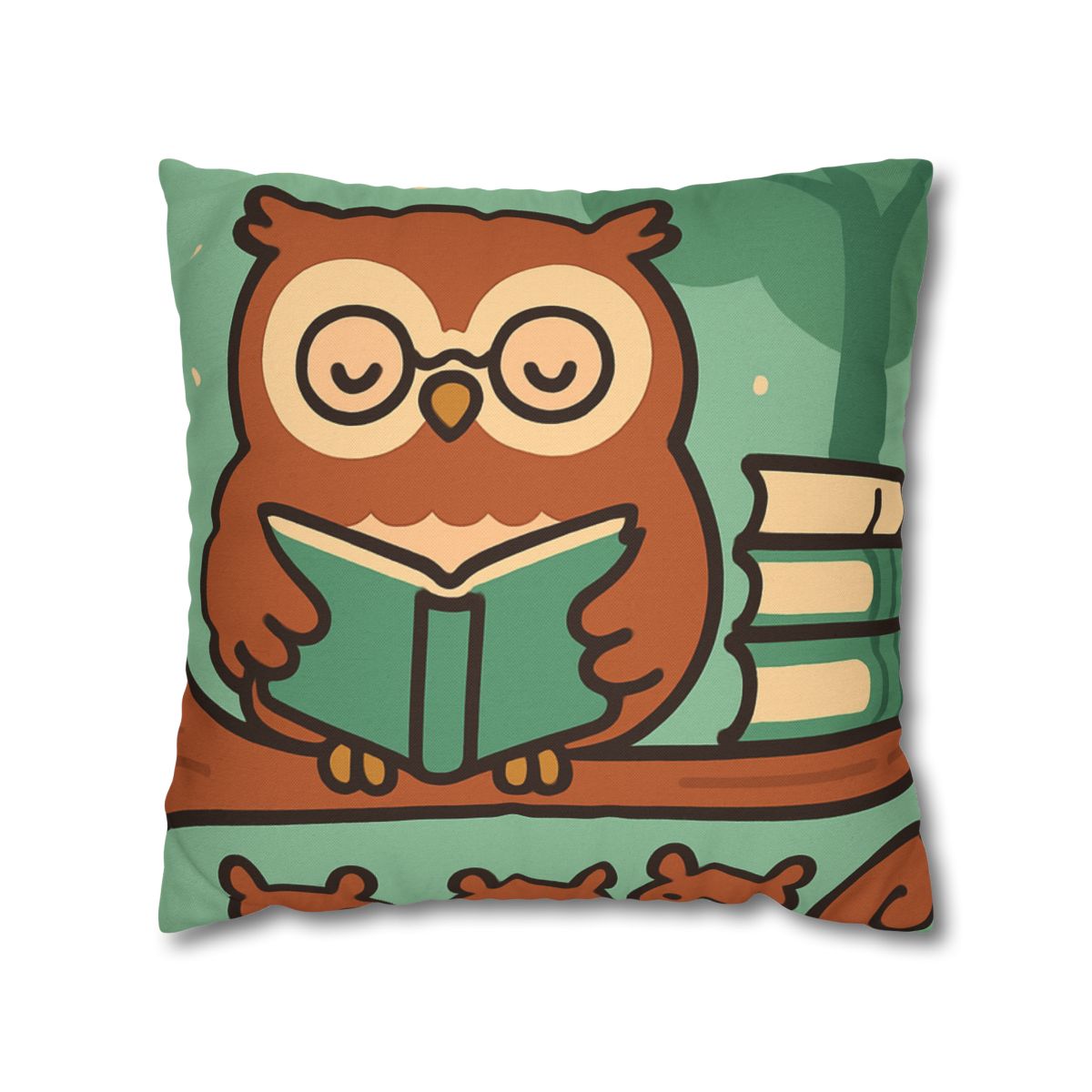 Forest Library Owl comfortable bedding pillow covers