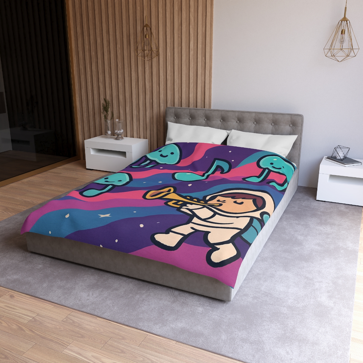 Nebula Jellyfish Orchestra duvets for gifts