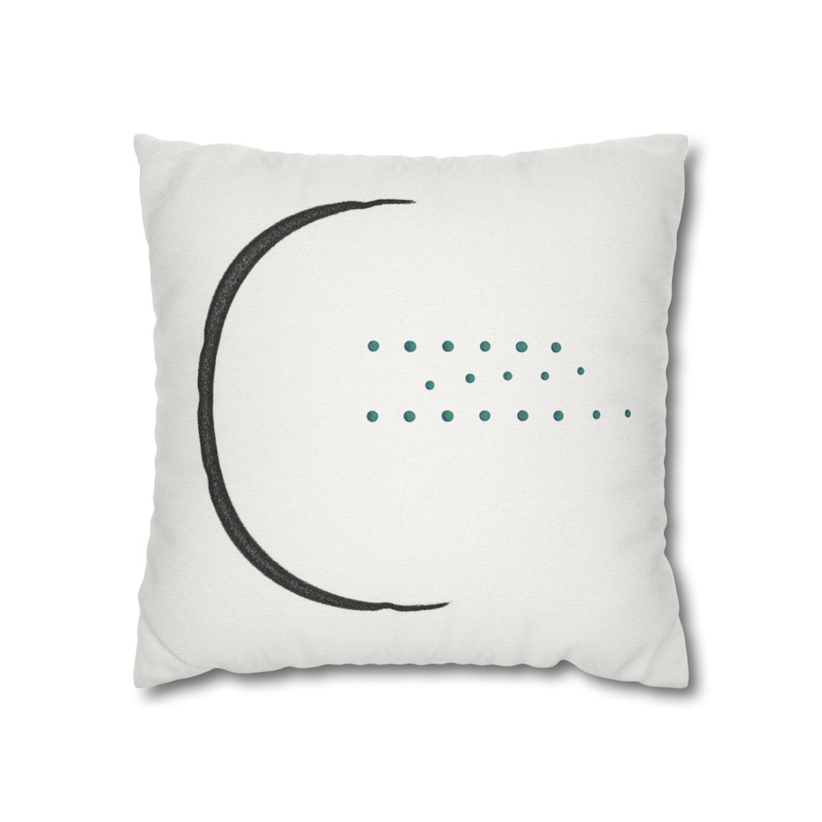 Split Crescent And Parallel Dots custom pillow cases