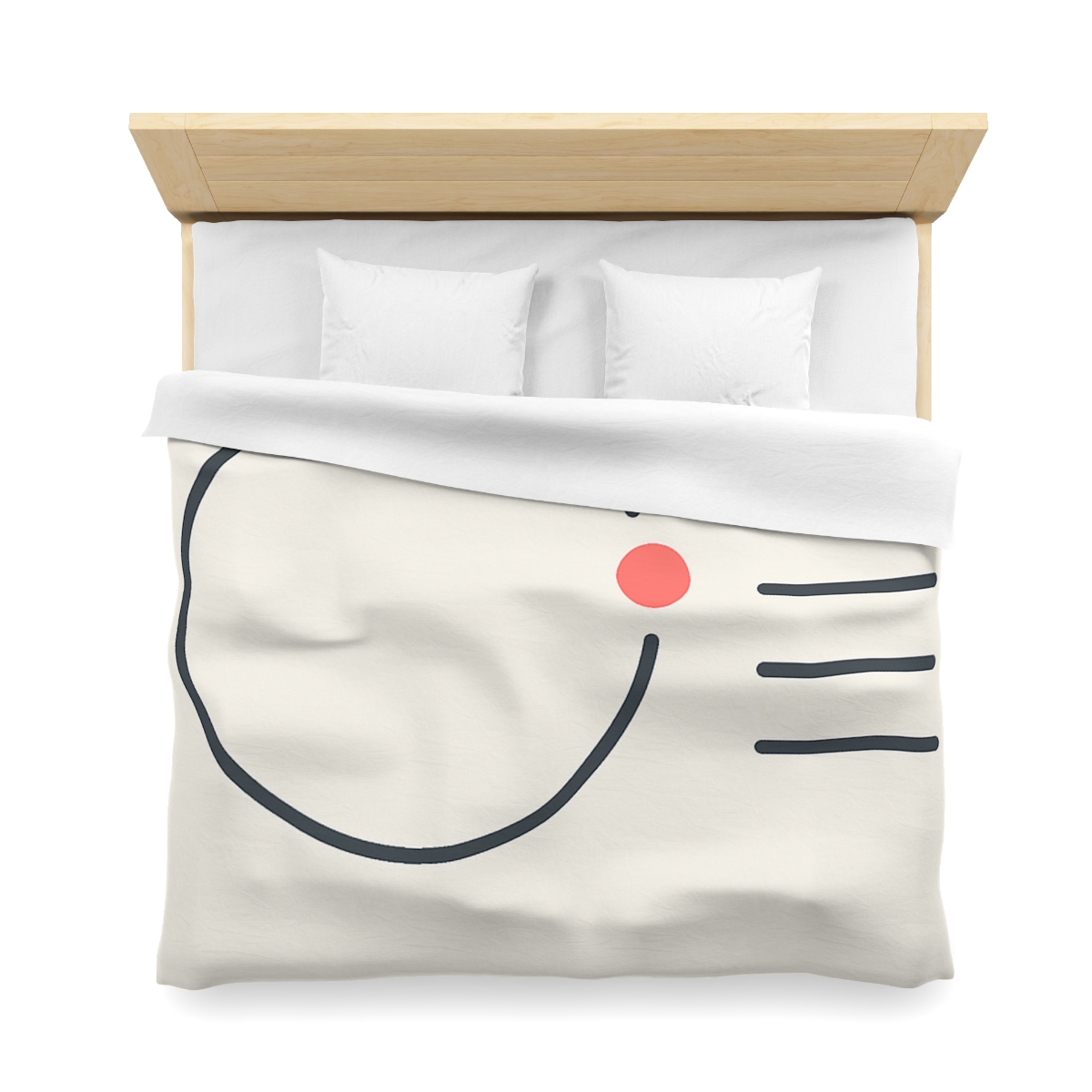 Offset Ring With Three Quiet Bars designer printed duvets