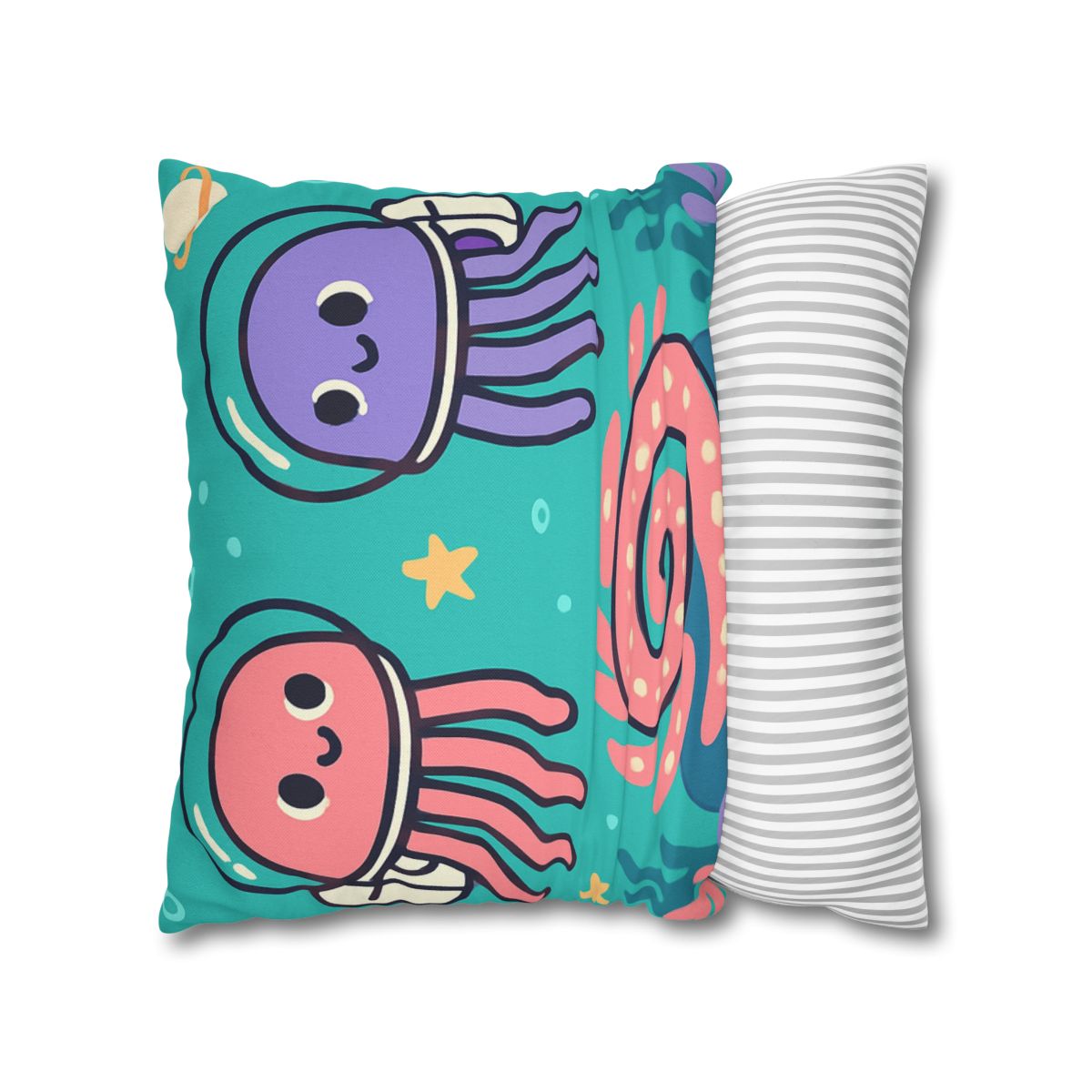 Jellyfish Astronauts In The Coral Nebula comfortable bedding pillow covers