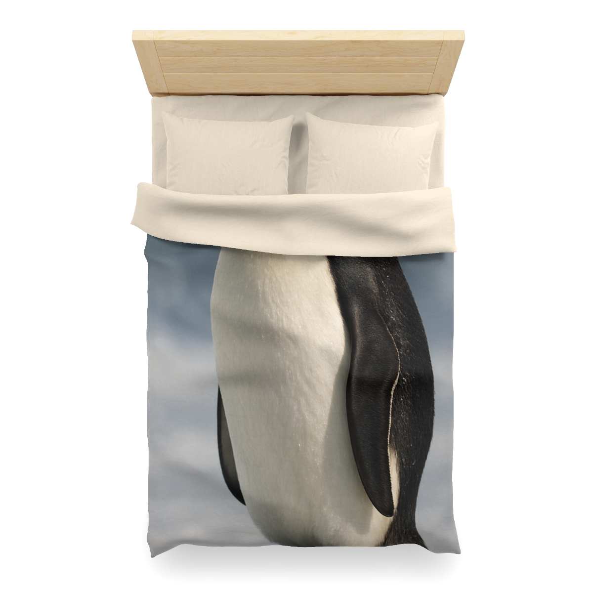 Aurora Drift Emperor Penguin stylish duvet covers