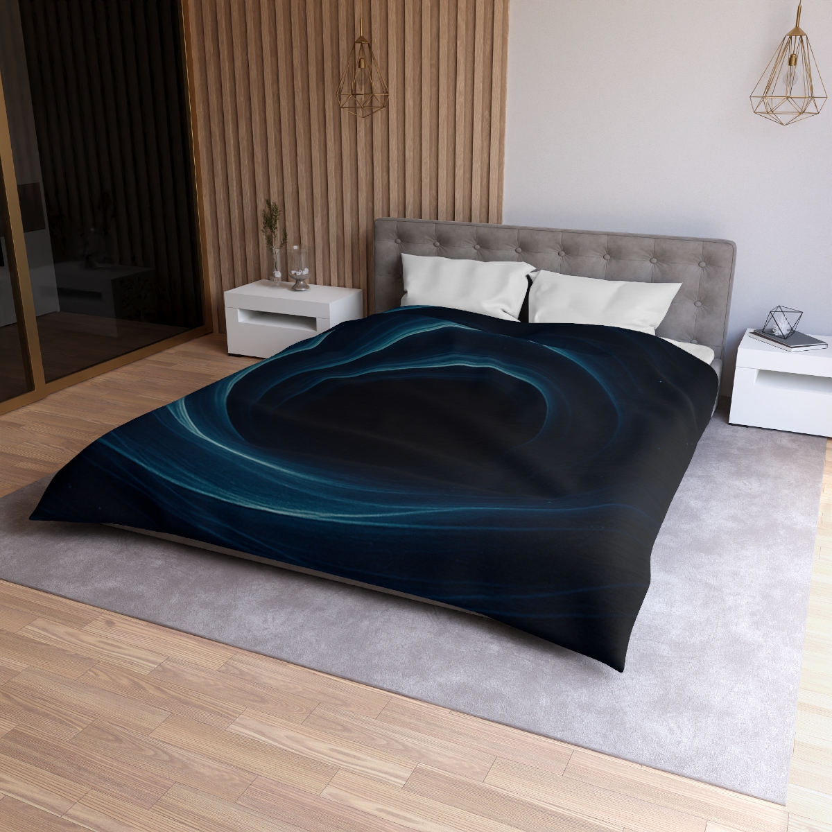 Gravitational Lens Mirage custom duvets