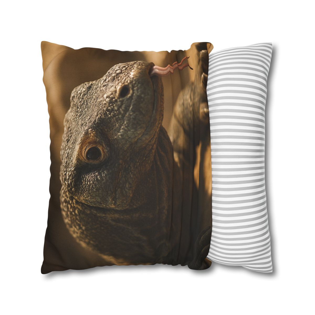 Ancient Sentinel Komodo Dragon designer print pillow cases