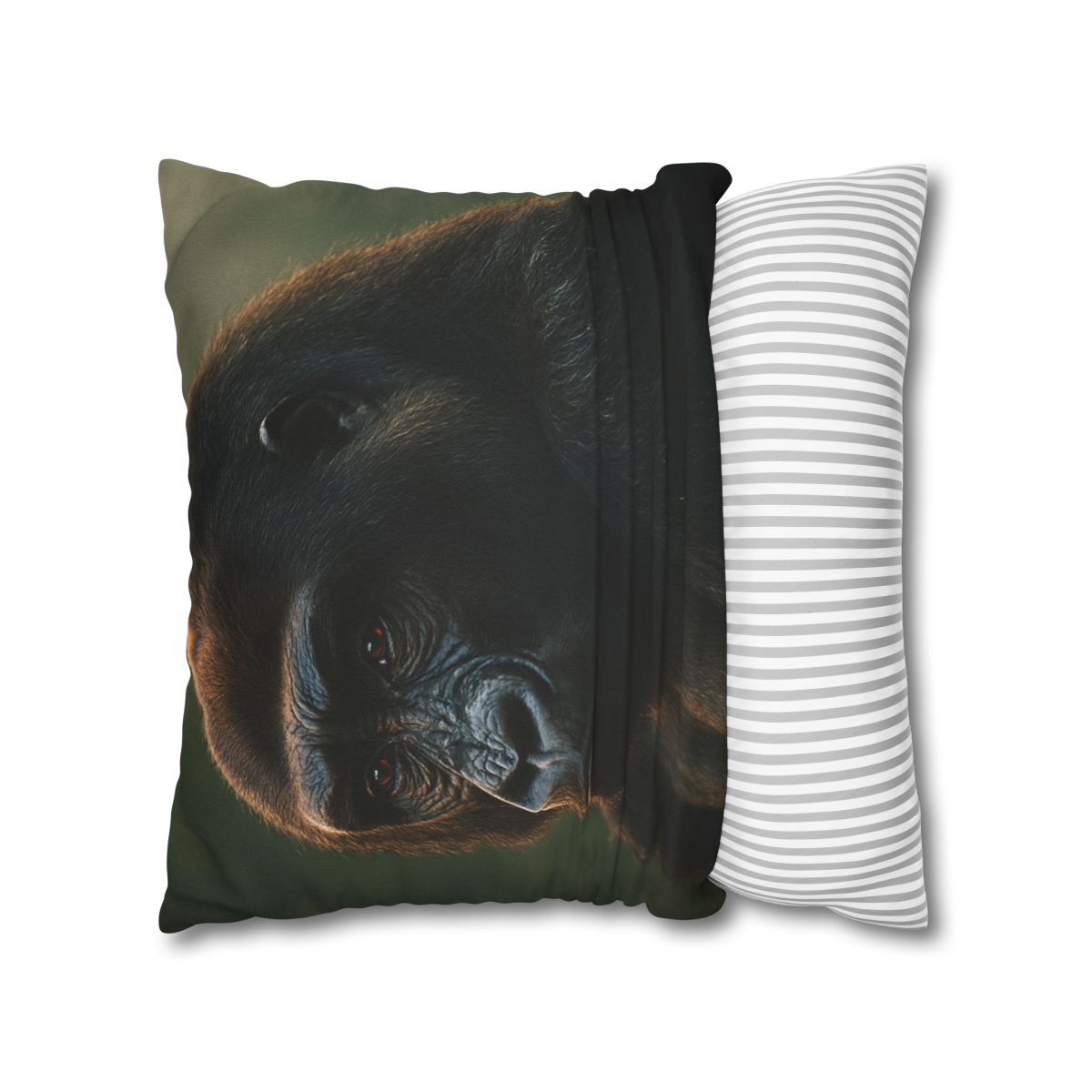 Silent Guardian Mountain Gorilla designer print pillow cases