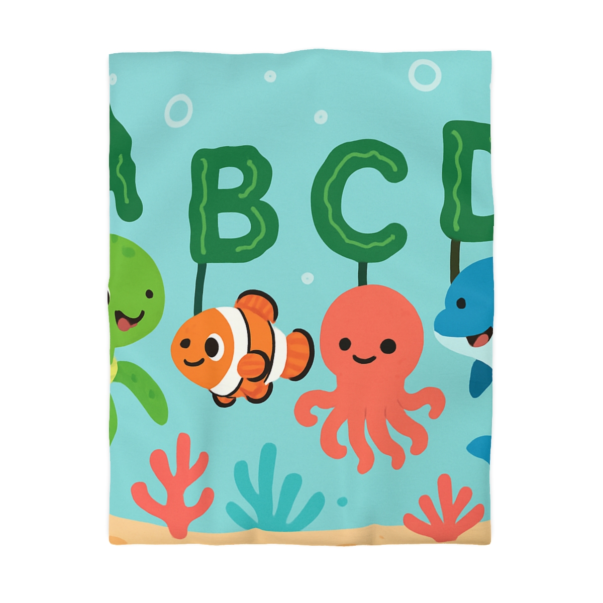 Coral Reef Alphabet Parade stylish duvet covers