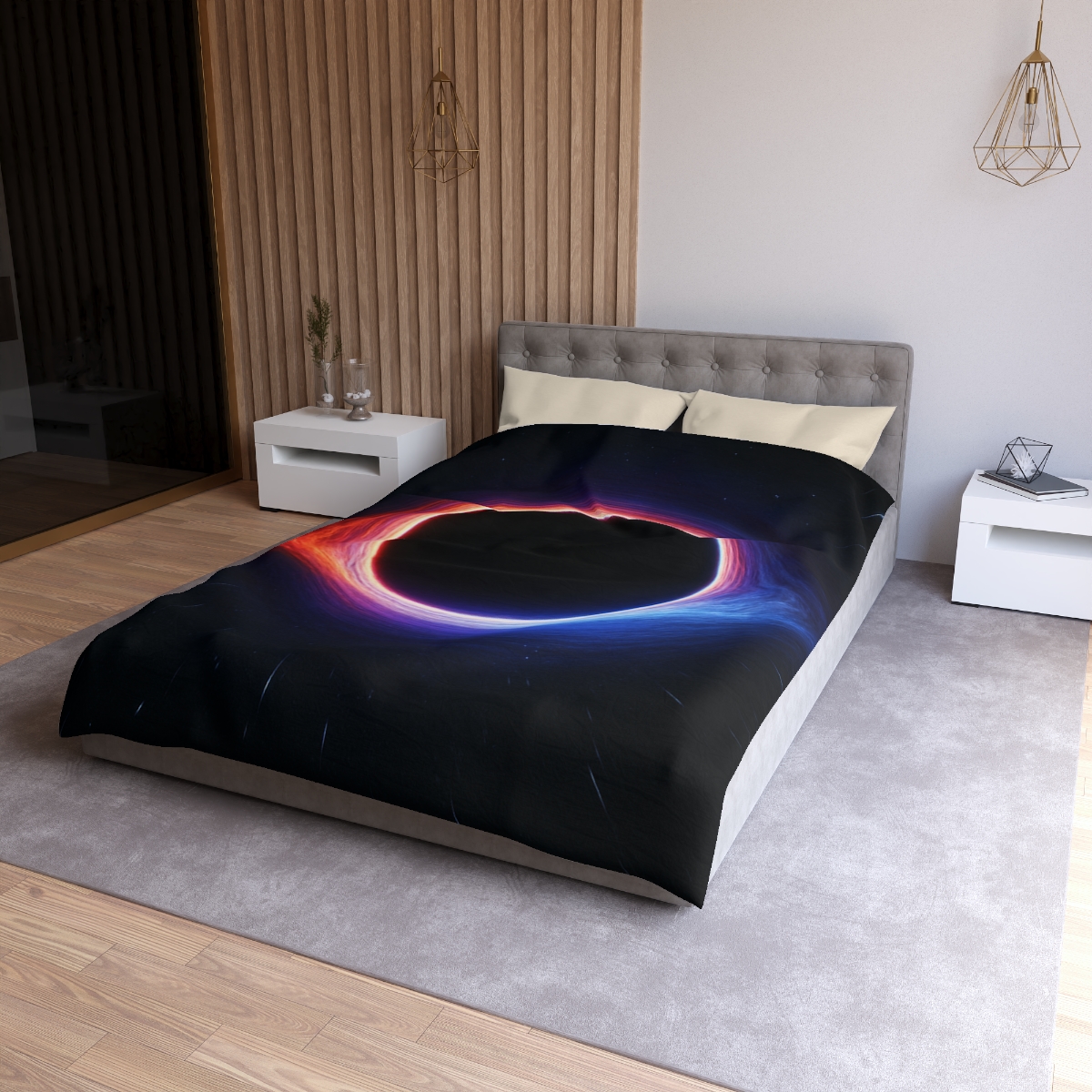 Obsidian Singularity Halo stylish duvet covers