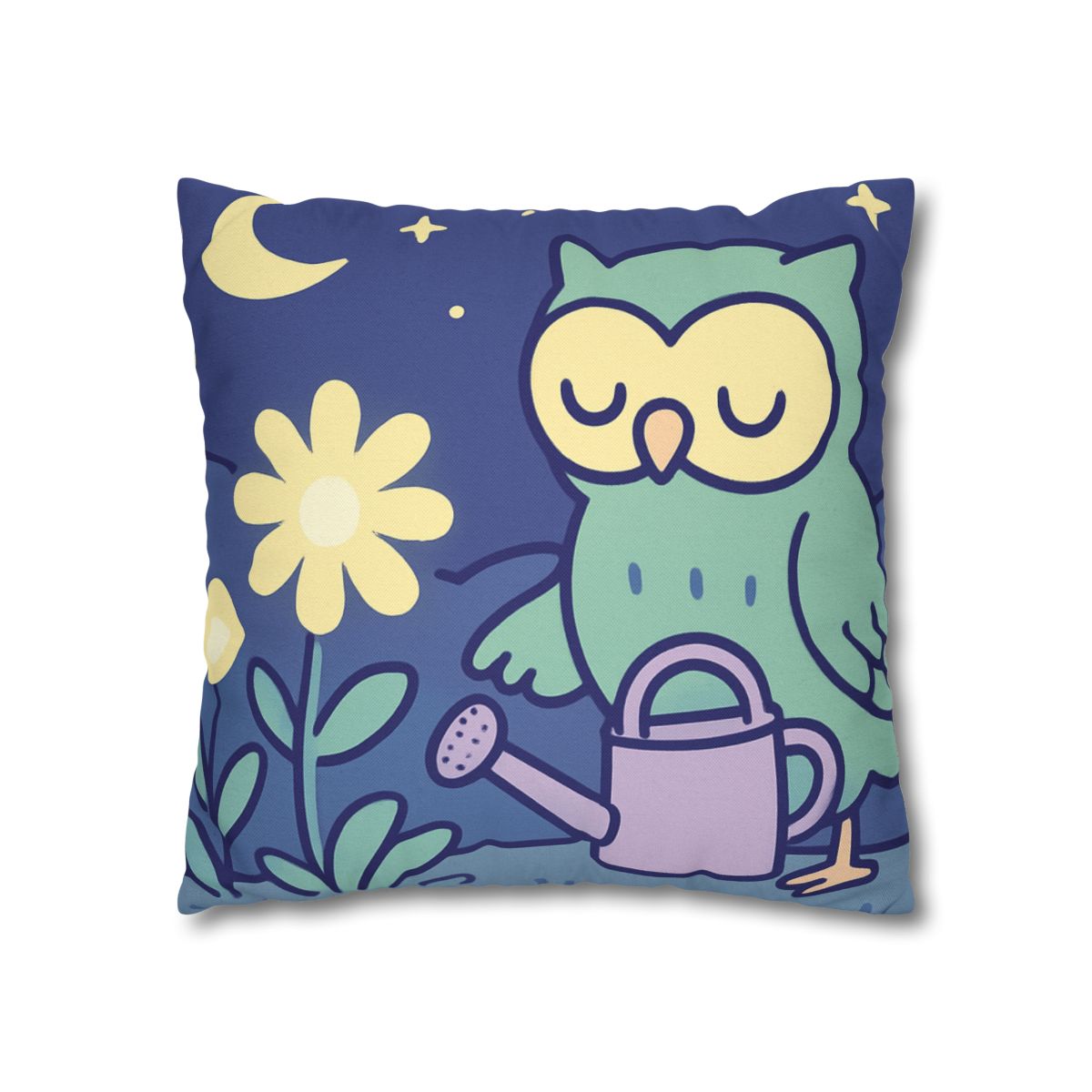 Moon Garden Owl custom pillow cases