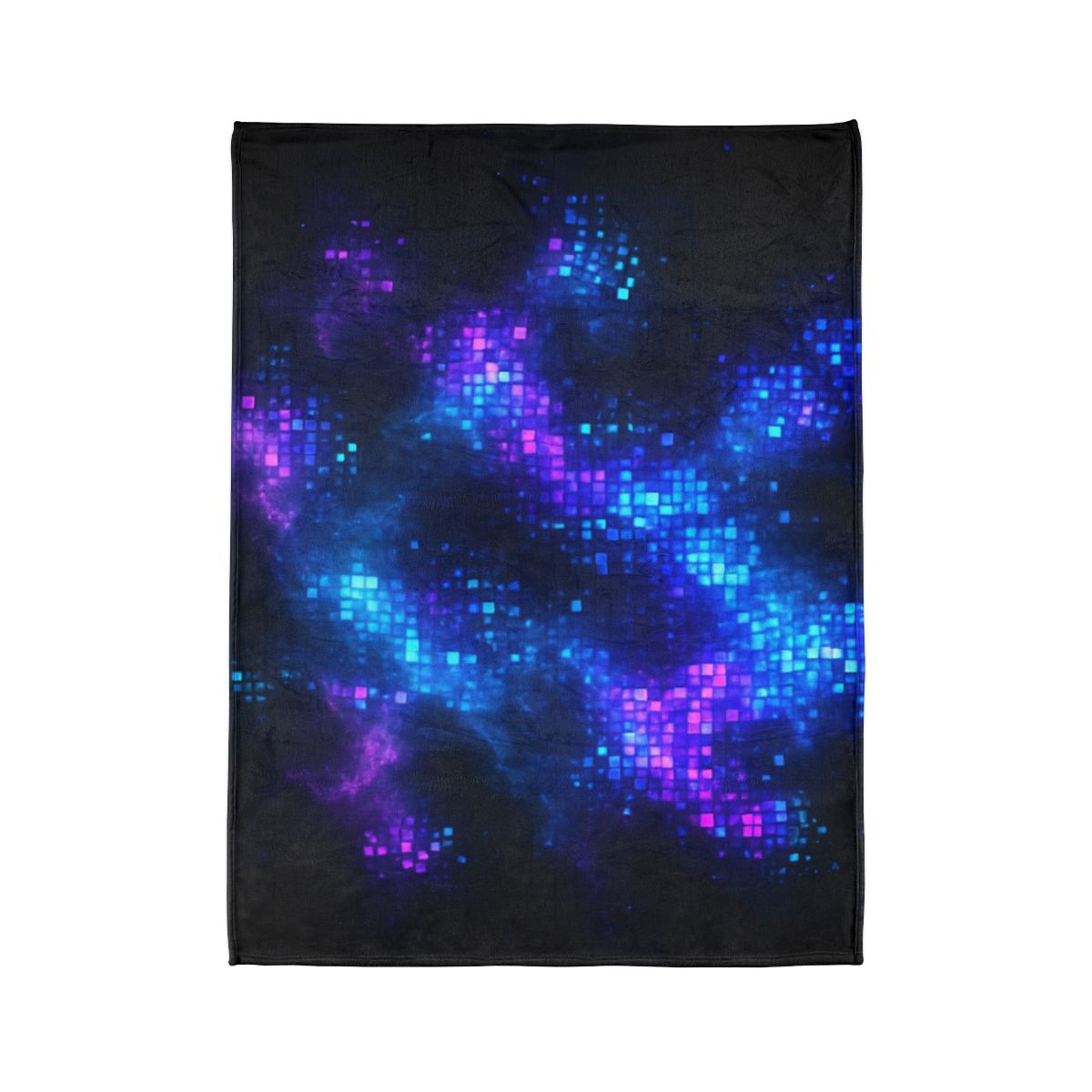 Quantum Nebula Mosaic stylish throw blankets