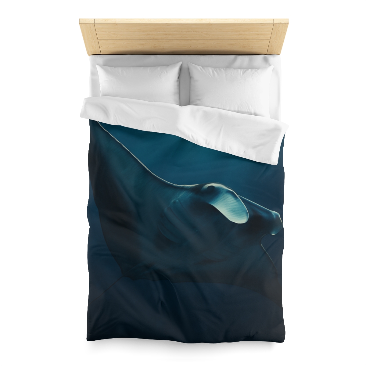 Starlit Glide Manta Ray stylish duvet covers