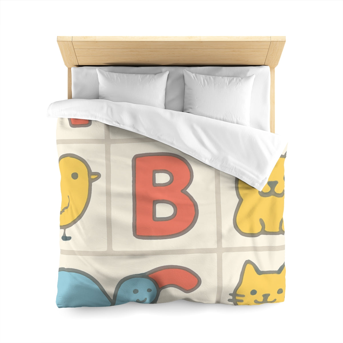 Cheerful Alphabet Animals Duvet