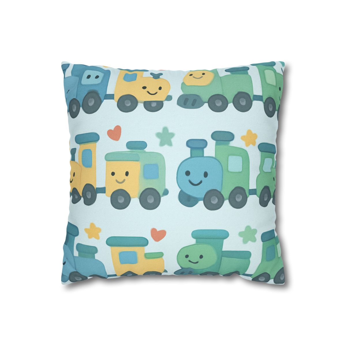 Cheerful Train Adventure Pillow Cases (2 Pack)