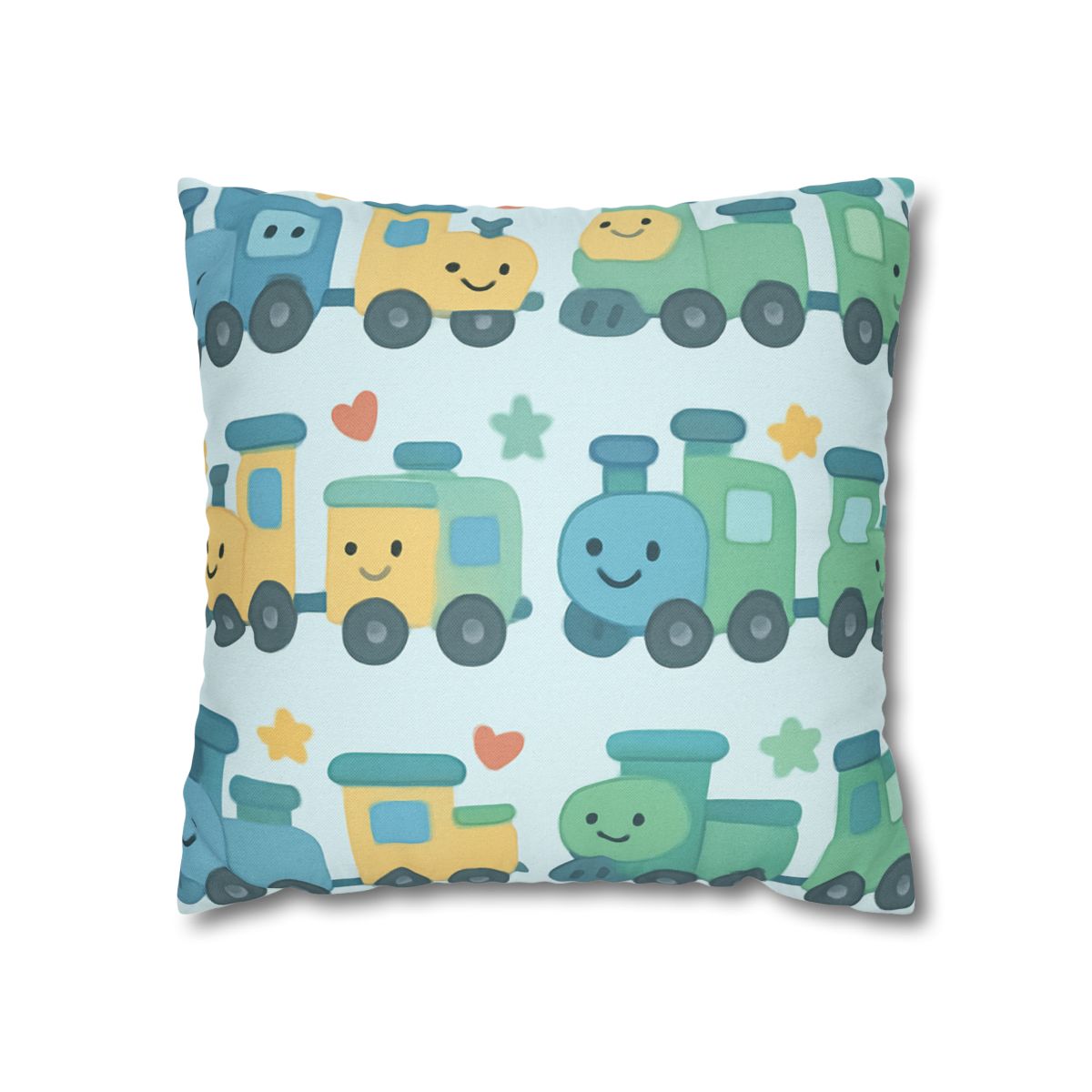 Cheerful Train Adventure Pillow Cases (2 Pack)