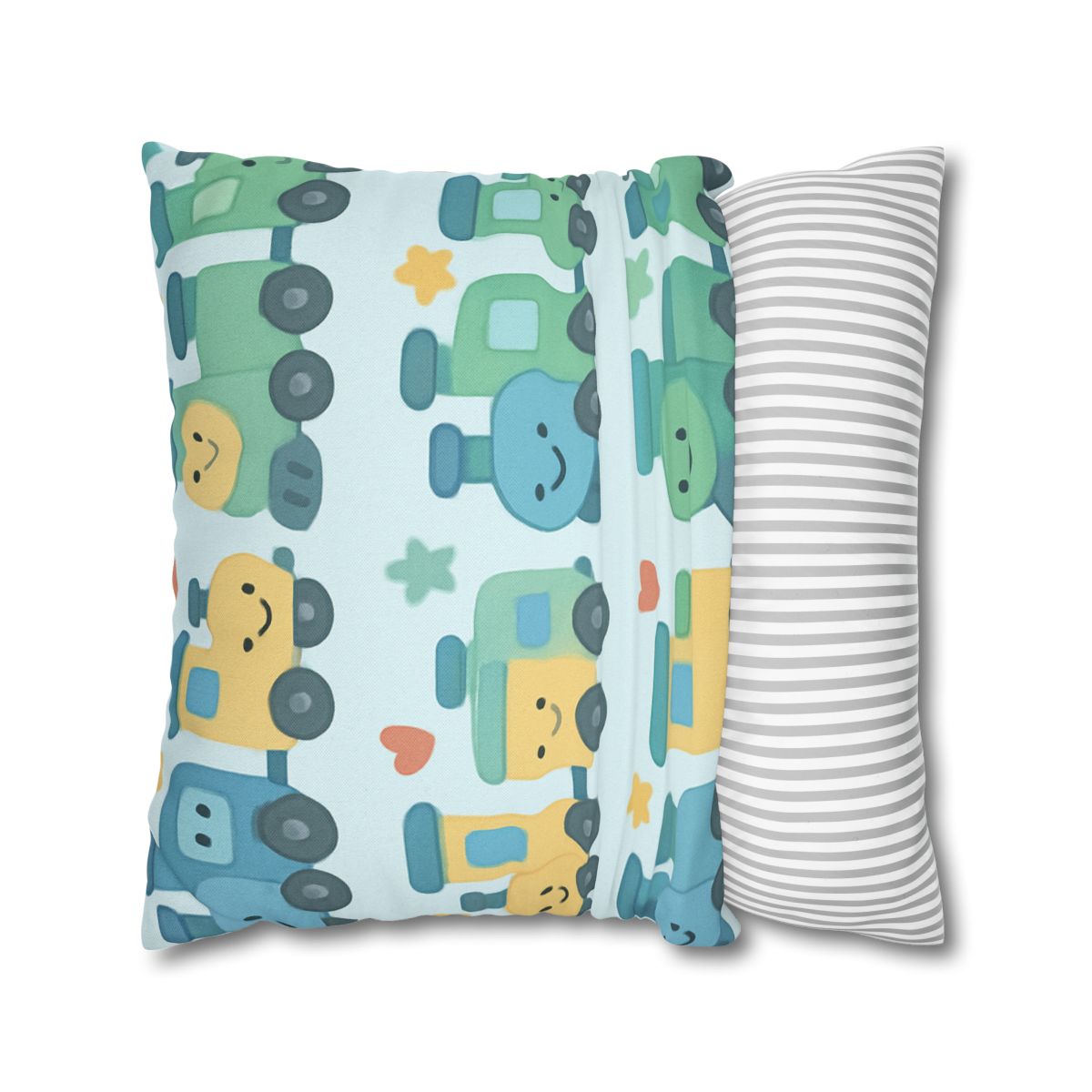 Cheerful Train Adventure Pillow Cases (2 Pack)