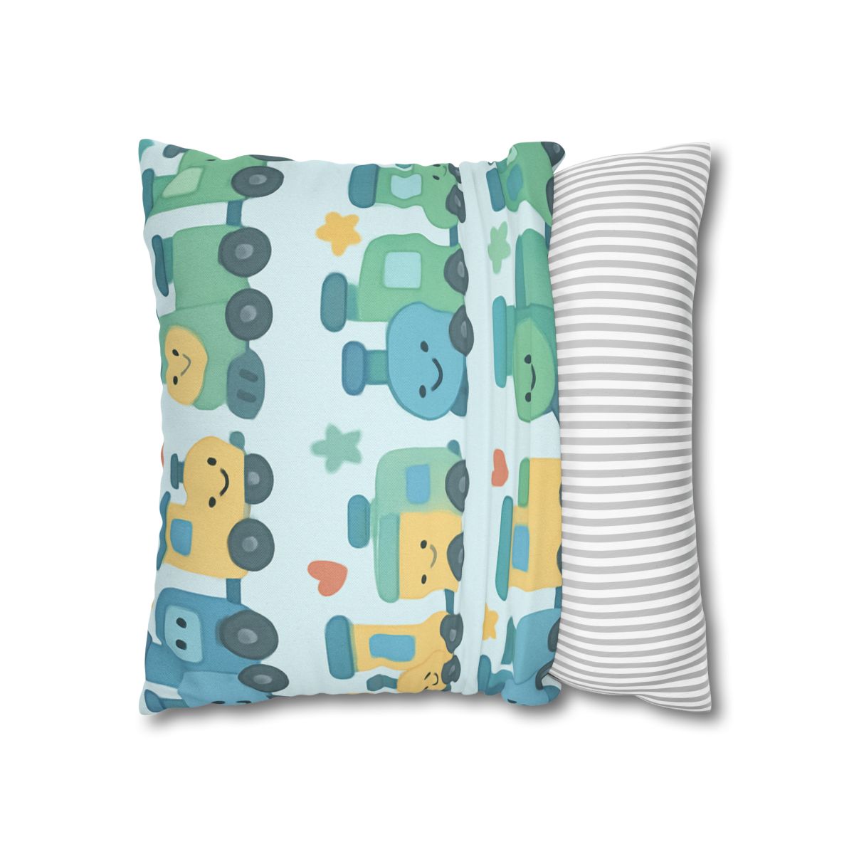 Cheerful Train Adventure Pillow Cases (2 Pack)