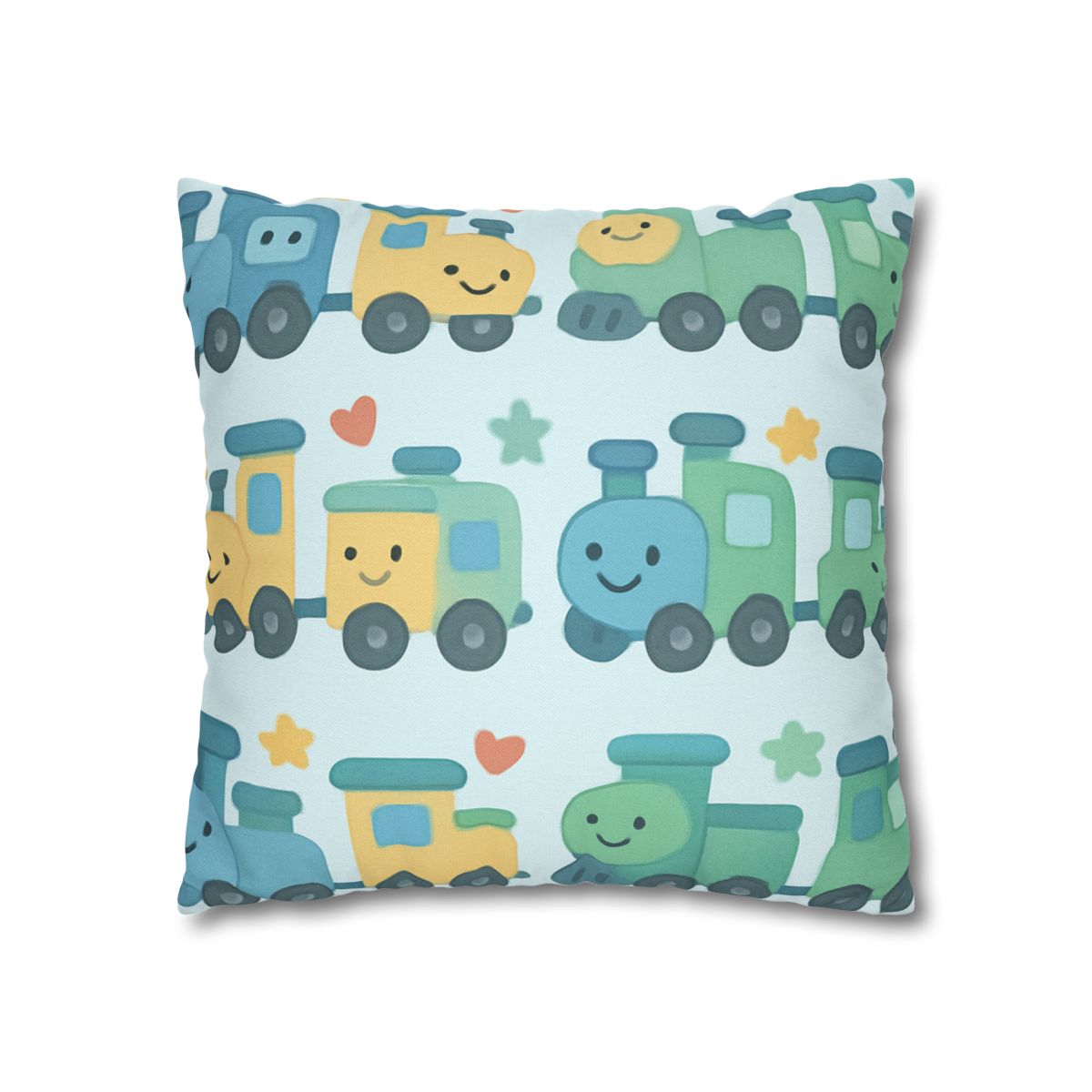 Cheerful Train Adventure Pillow Cases (2 Pack)