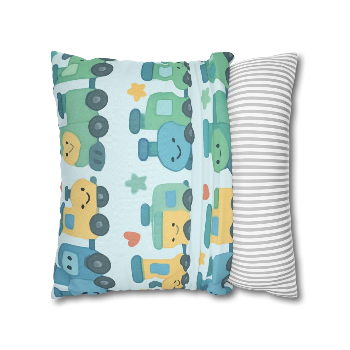 Cheerful Train Adventure Pillow Cases (2 Pack)