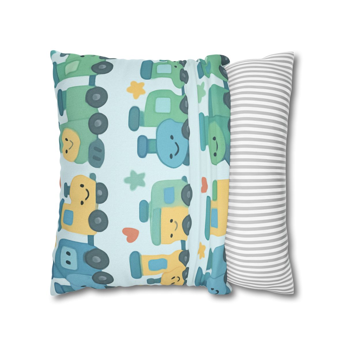 Cheerful Train Adventure Pillow Cases (2 Pack)
