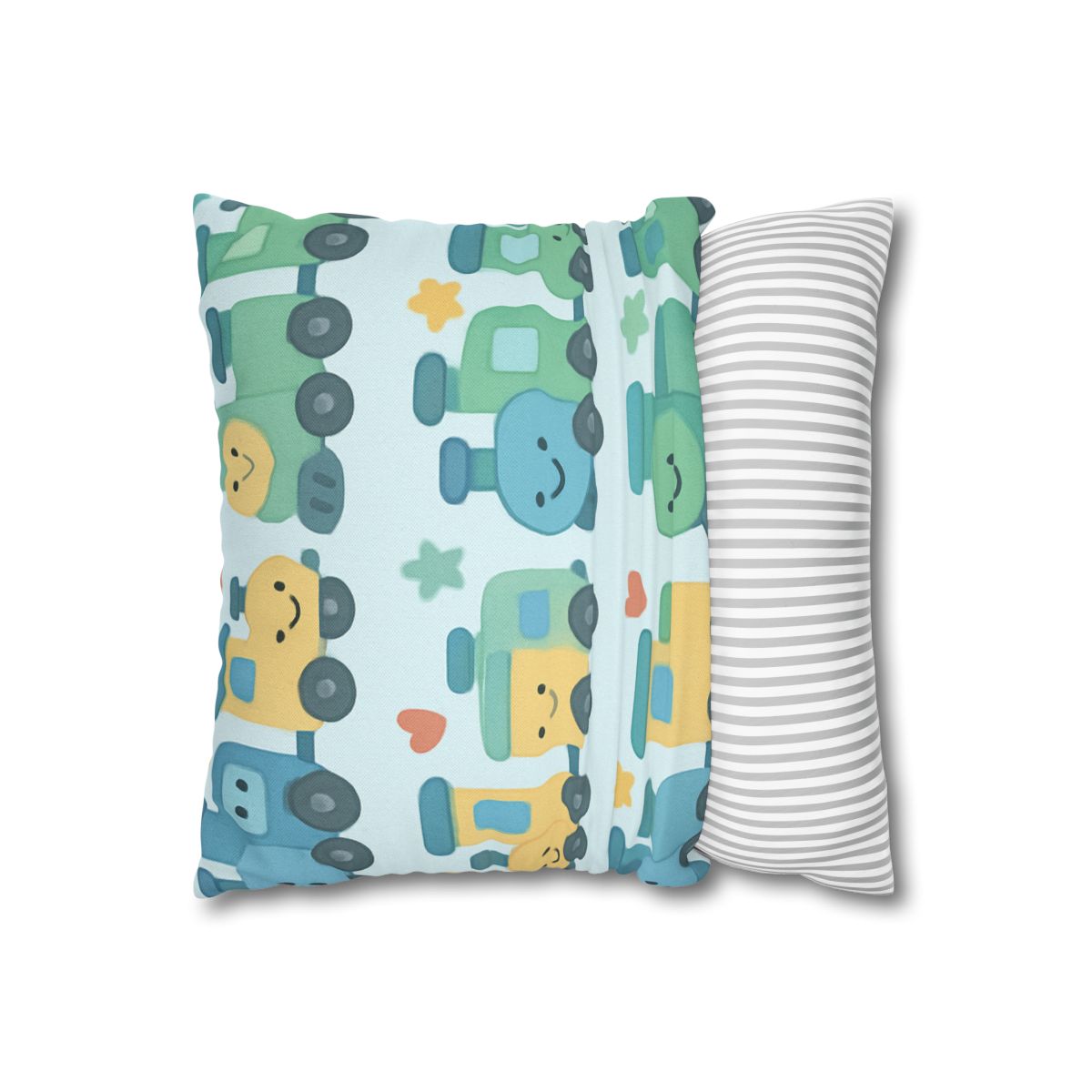 Cheerful Train Adventure Pillow Cases (2 Pack)
