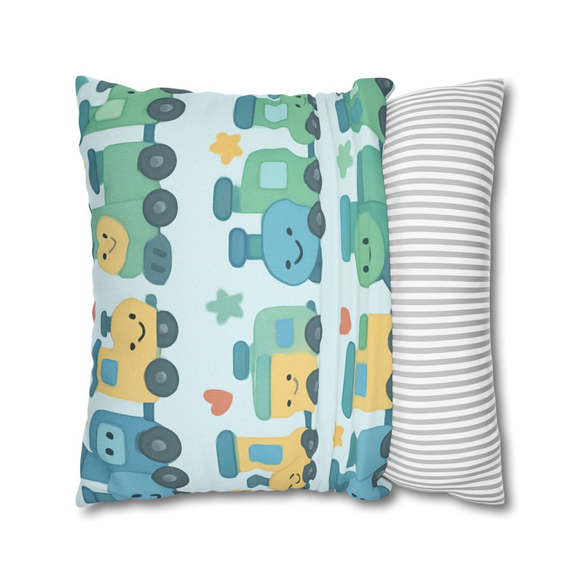 Cheerful Train Adventure Pillow Cases (2 Pack)
