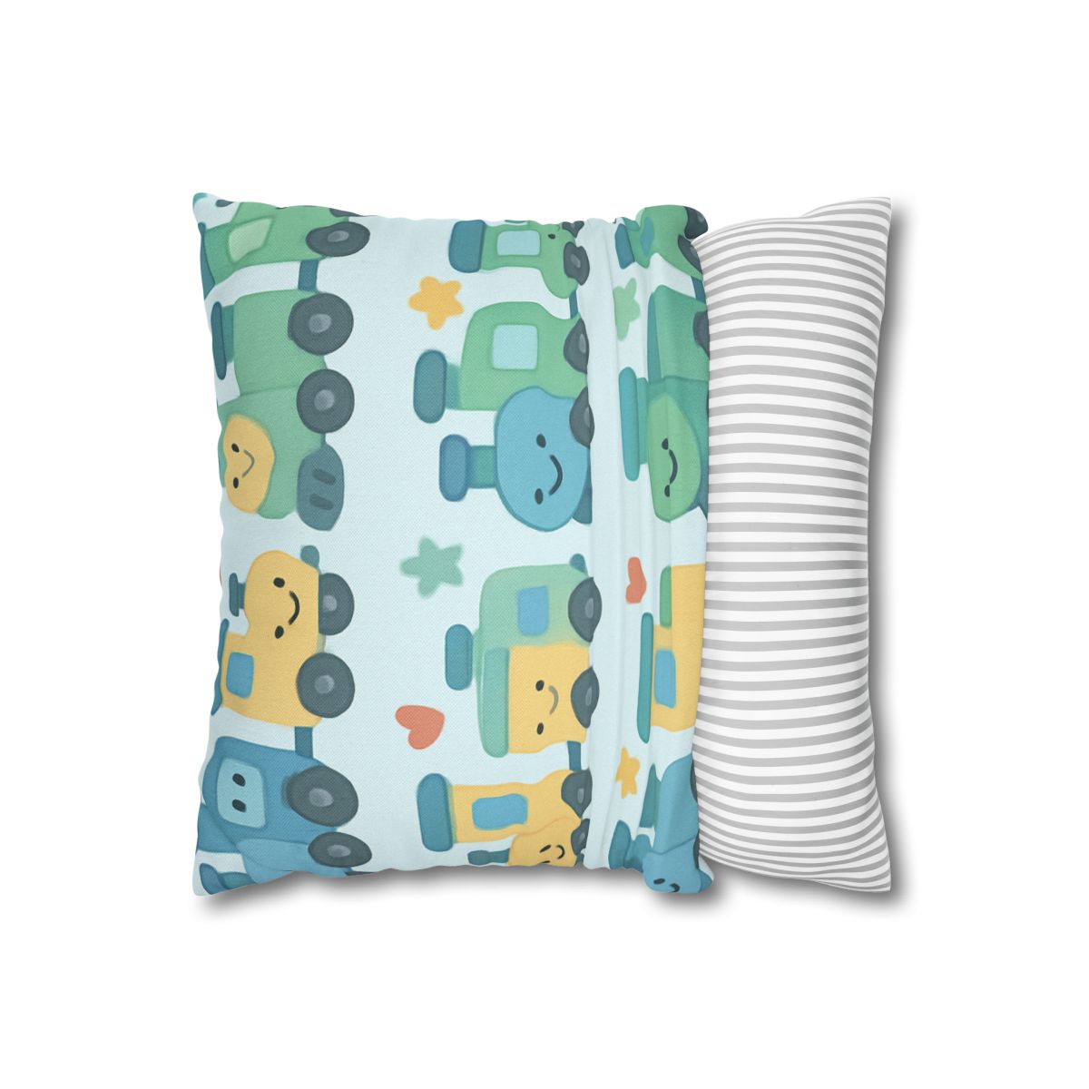 Cheerful Train Adventure Pillow Cases (2 Pack)