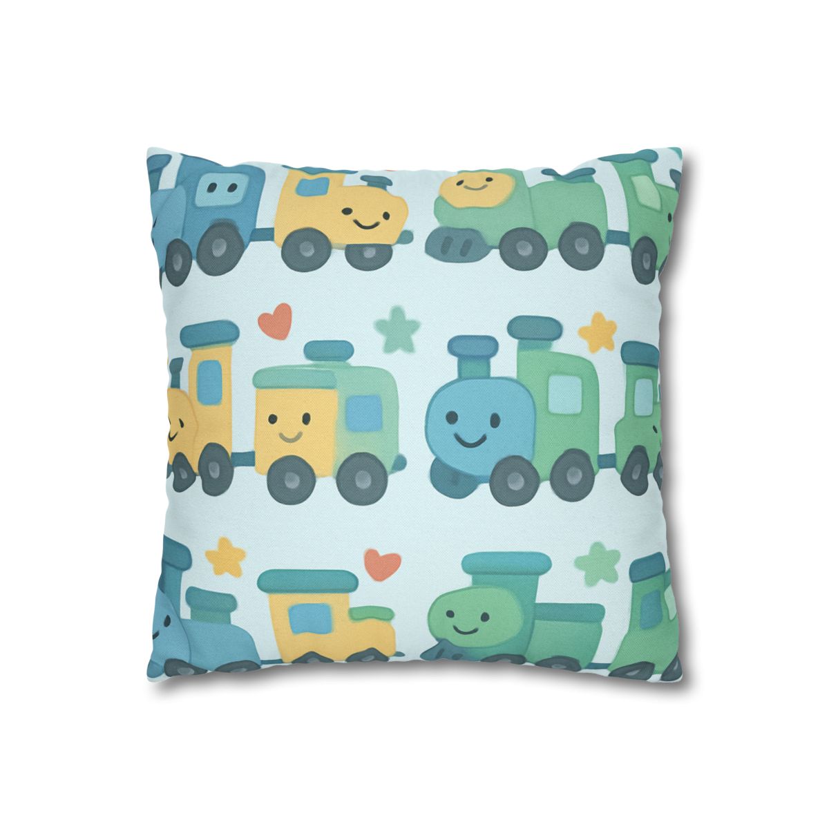 Cheerful Train Adventure Pillow Cases (2 Pack)