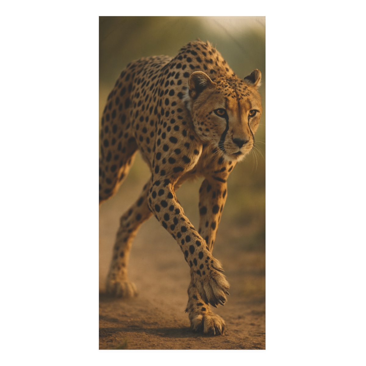 Cheetah Wind Runner soft cotton towels