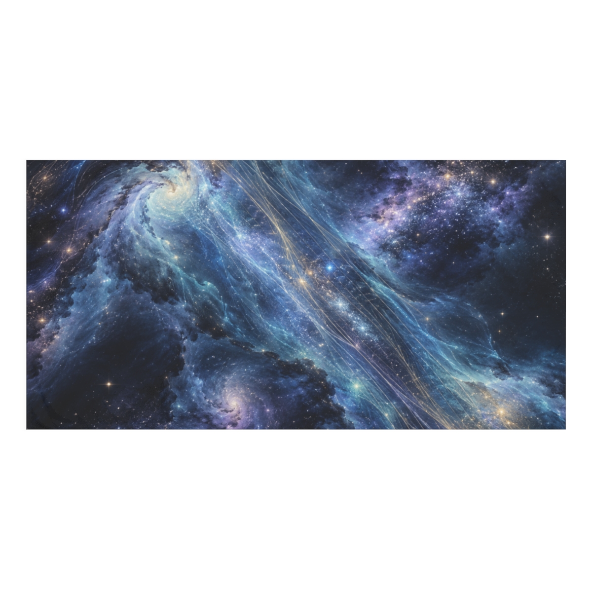 Chromatic Dust Harp trendy hand towels [AI-7e6e7776-6f8c16c8b0e5]