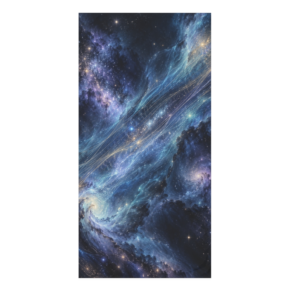 Chromatic Dust Harp trendy hand towels [AI-7e6e7776-86aca74ff820]
