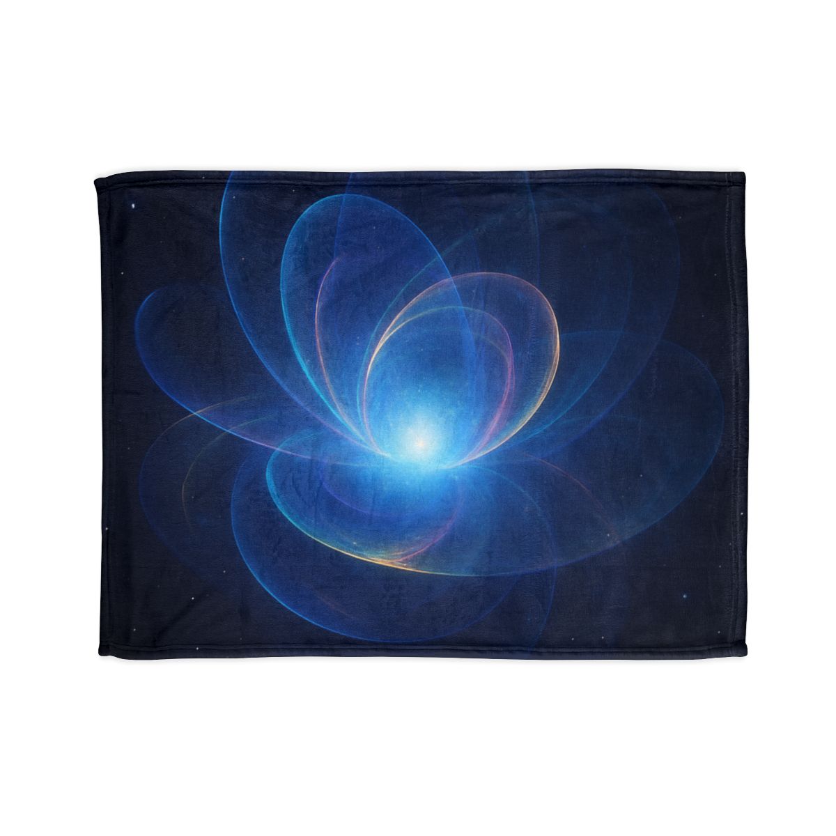 Chromatic Lensing Bloom soft fleece blankets