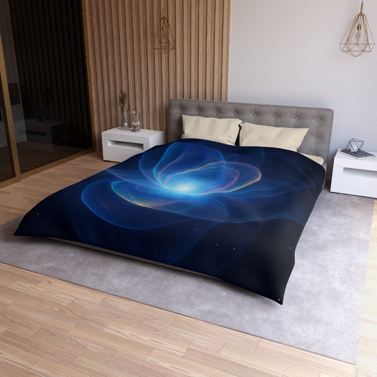 Chromatic Lensing Bloom trendy bedroom duvets
