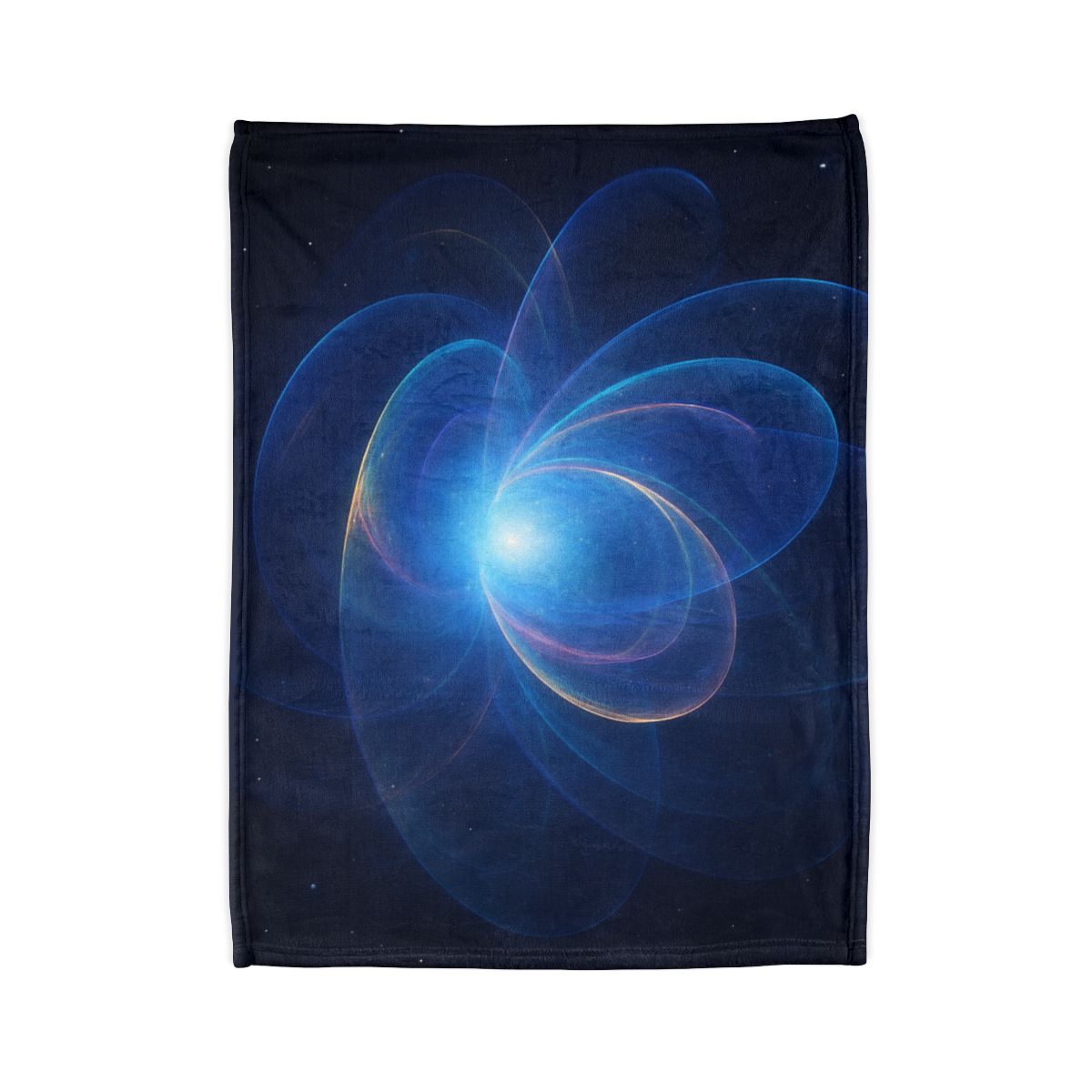 Chromatic Lensing Bloom soft fleece blankets
