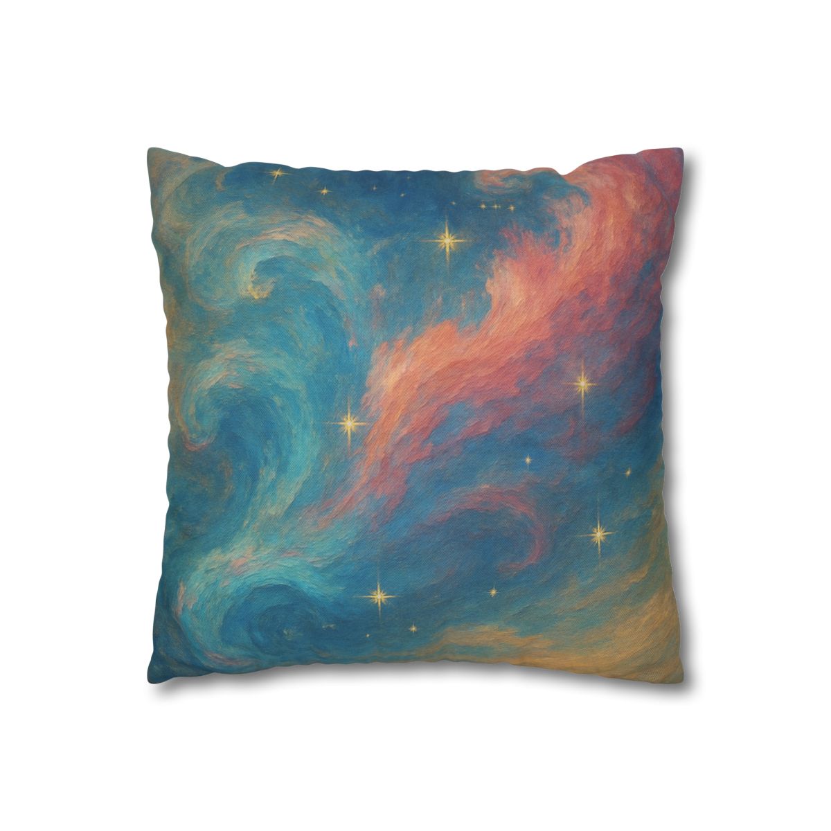 Chromatic Nebula Tidal Bloom stylish decorative pillowcases