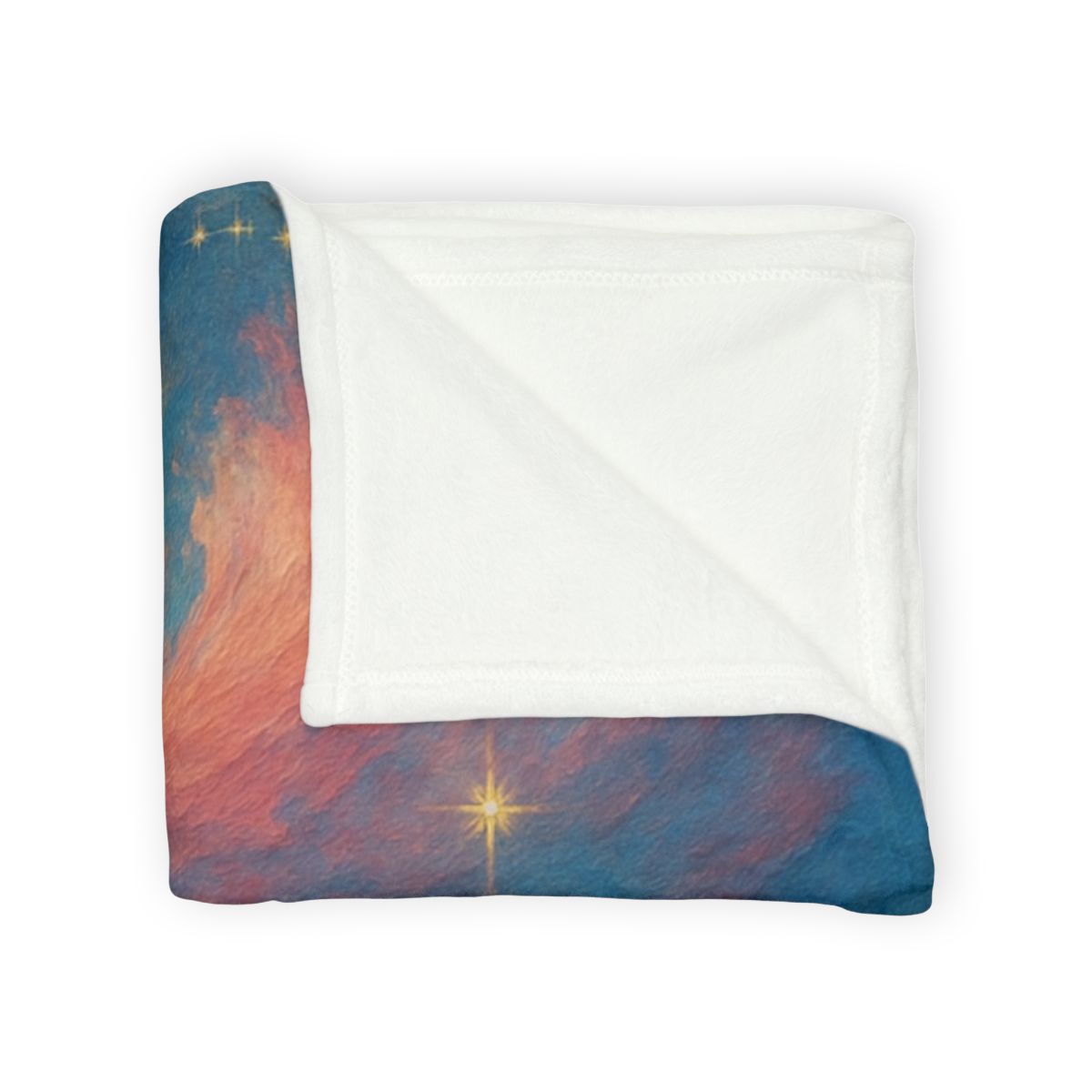 Chromatic Nebula Tidal Bloom decorative home blankets
