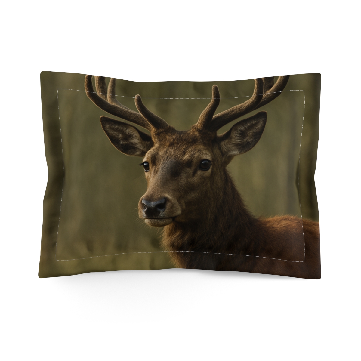 Cinder Gaze Red Deer designer printed pillows