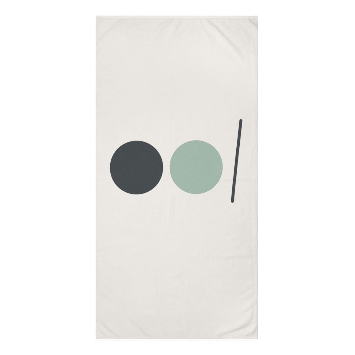 Circle Pair And Lean Line designer printed towels