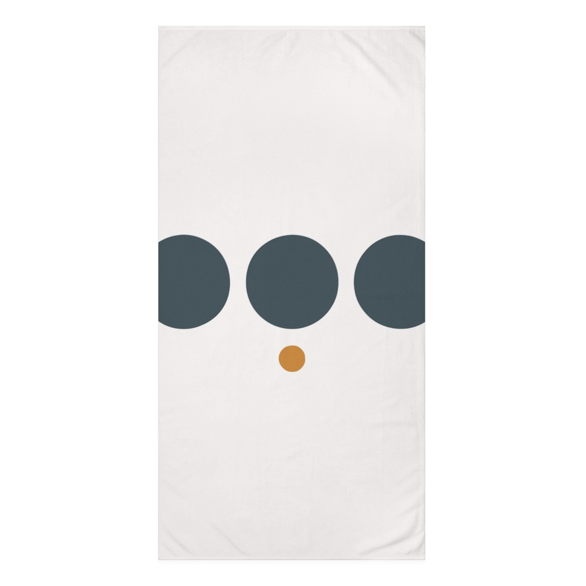 Circle Trio With Accent Dot soft cotton towels