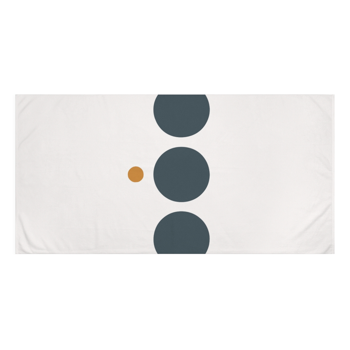 Circle Trio With Accent Dot soft cotton towels