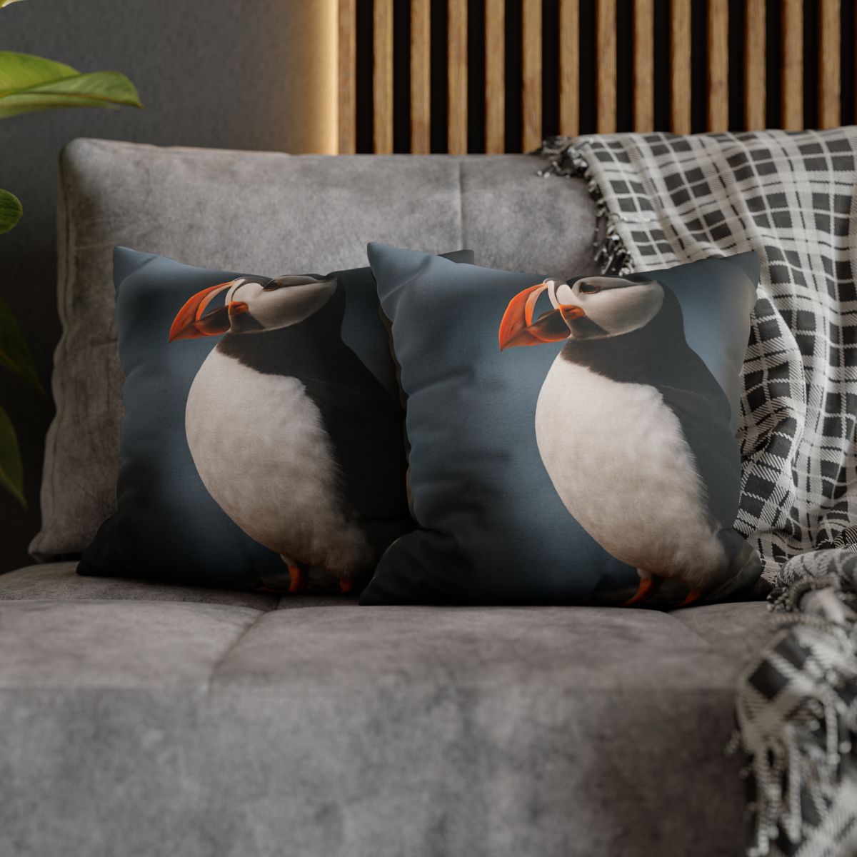 Cliff Breeze Atlantic Puffin unique gift pillow cases