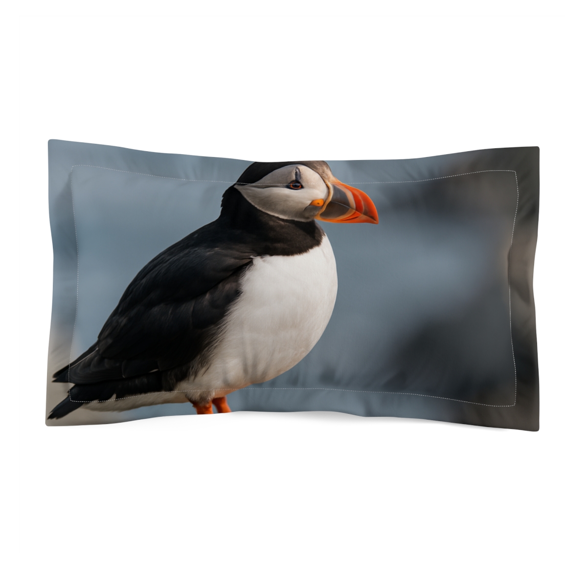 Cliff Breeze Puffin custom pillows