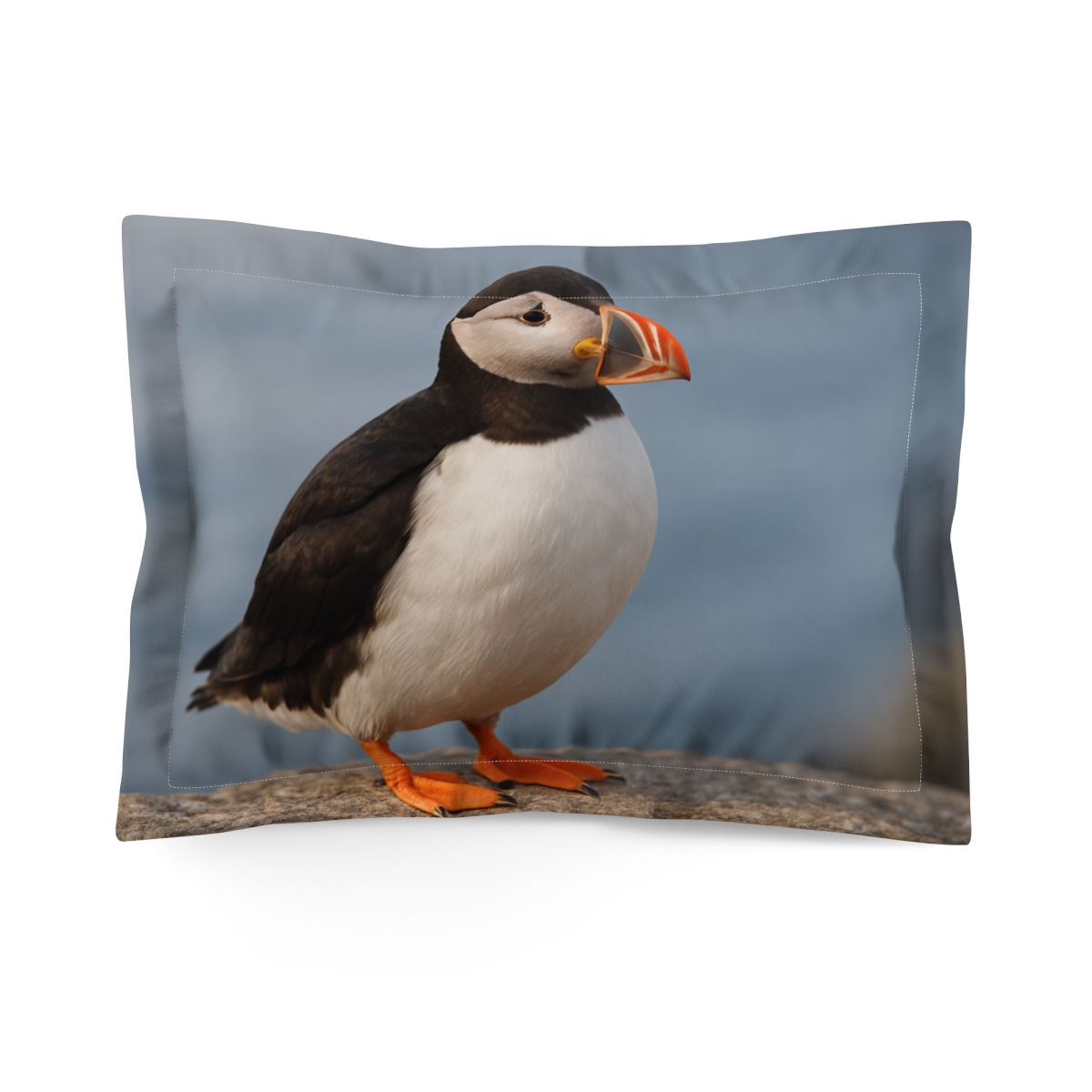 Cliff Flame Gaze Puffin trendy accent pillows