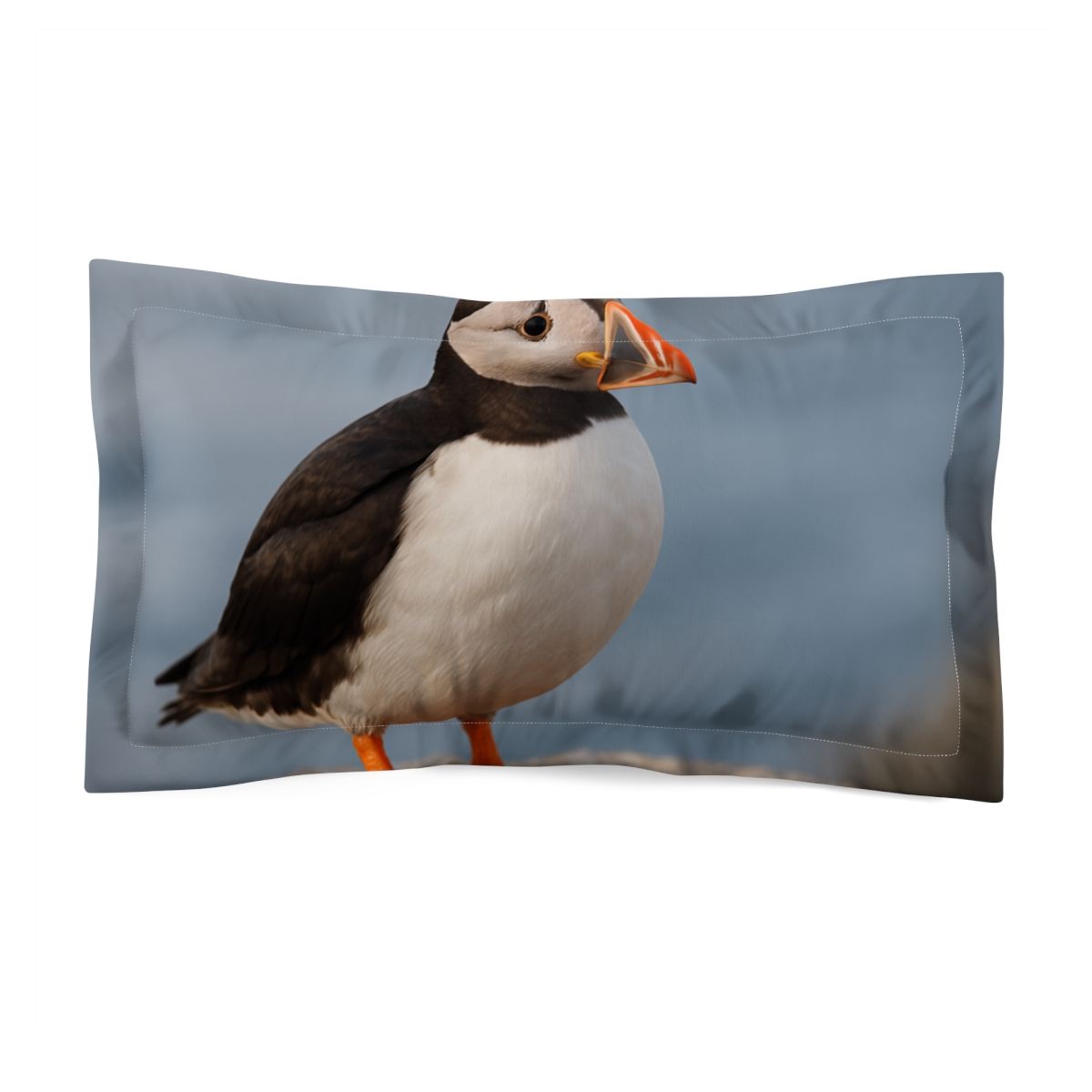 Cliff Flame Gaze Puffin trendy accent pillows