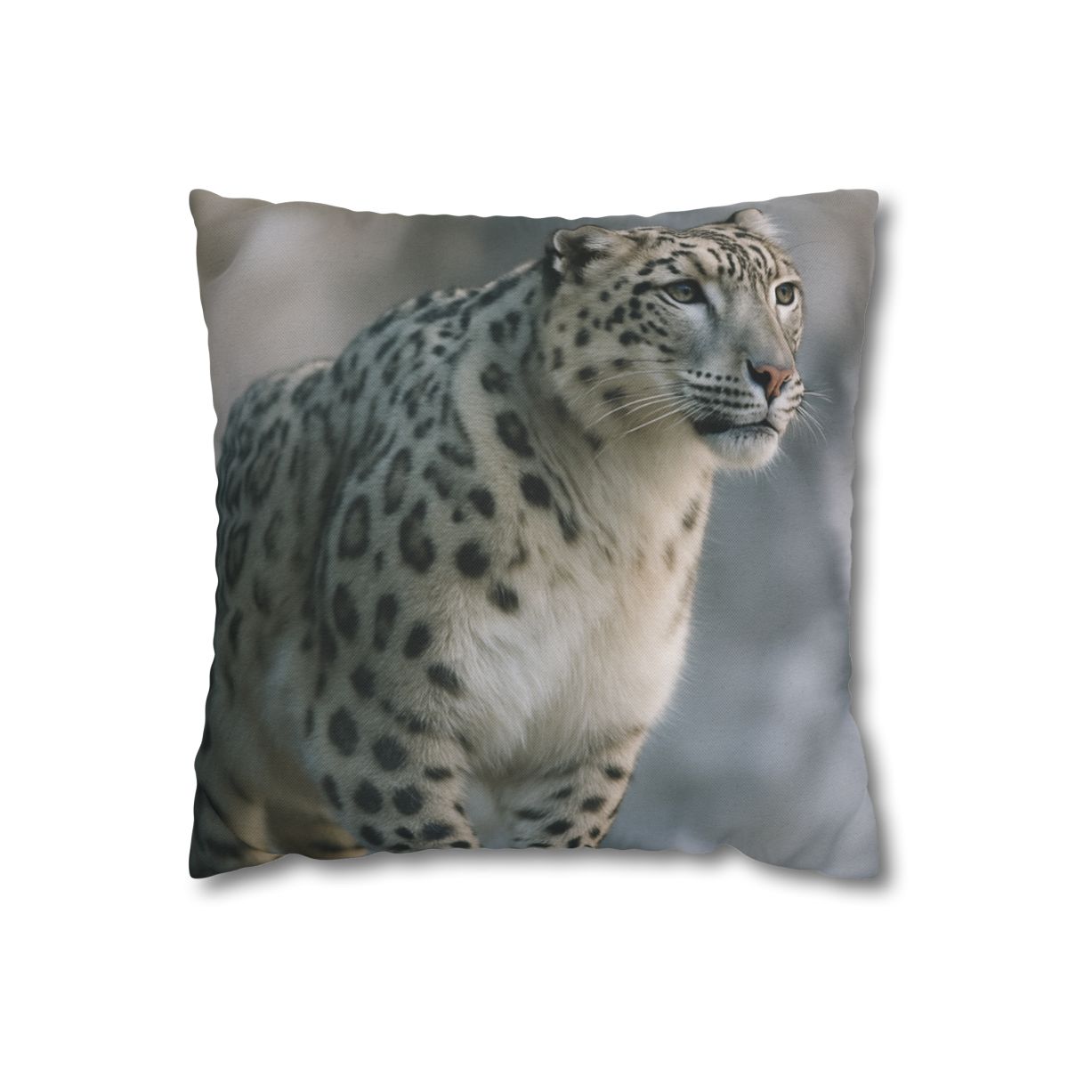 Cliff Phantom Snow Leopard soft cotton pillow cases