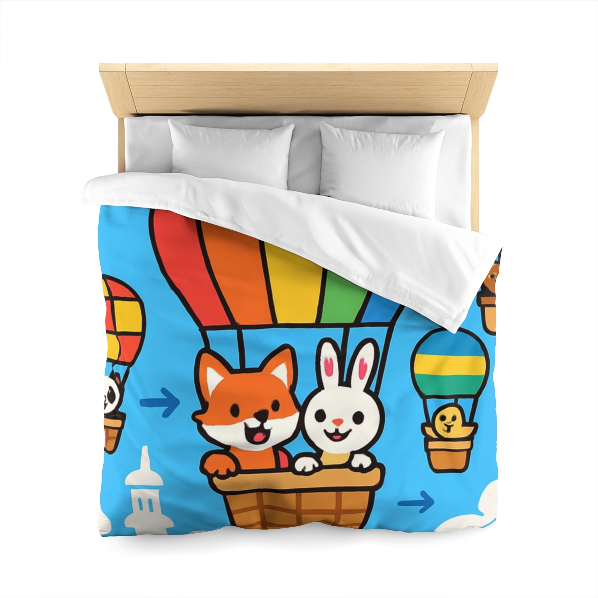 Cloud City Balloon Race warm winter duvets
